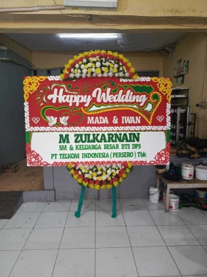 Papan Bunga di Pulau Macan Jakarta
